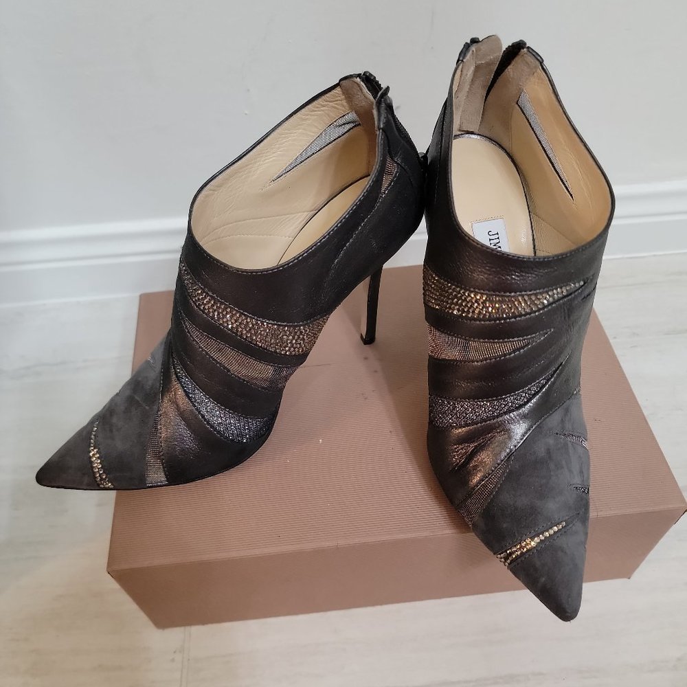 Jimmy Choo Wister Booties - Gray